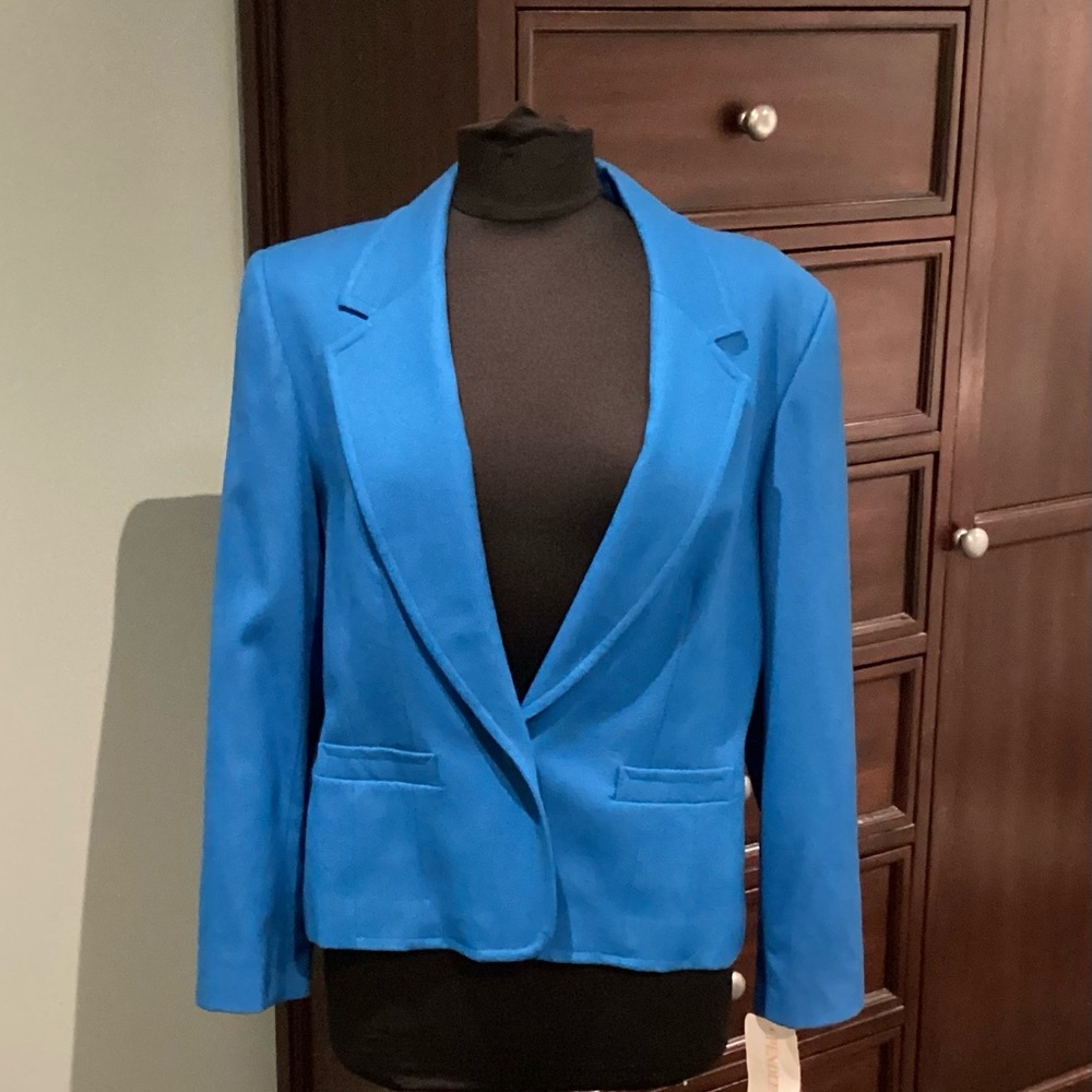 NWT, Pendleton, Wool Blazer, Marine Blue, Fully Lined, vintage